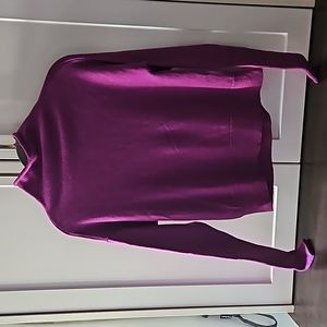 Wilfred (Aritzia) Cyprie fuschia mock tneck sweater